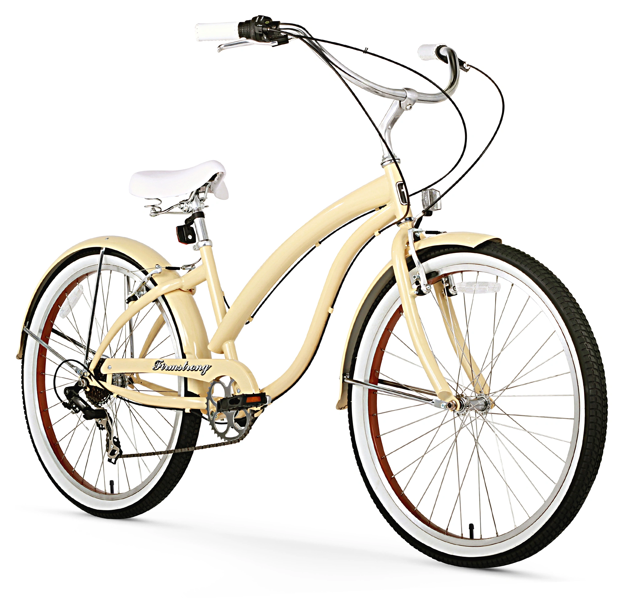 Bella Fashionista 7 vitesses Firmstrong: Le charme sur roues pour vos balades ensoleillées, une élégance décontractée!